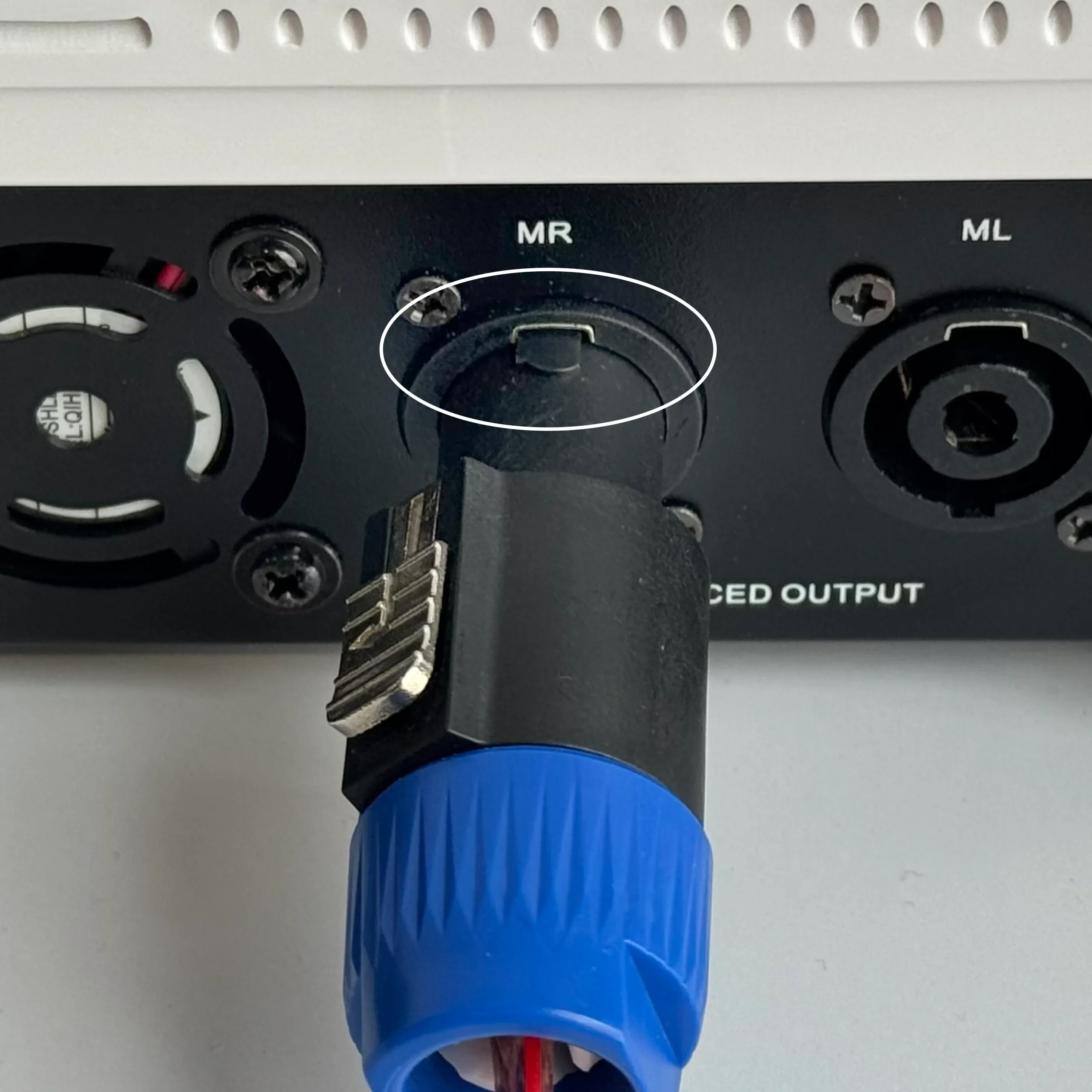 K-ONE Speakon connector